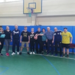 Состоялась товарищеская встреча по волейболу между преподавателями.